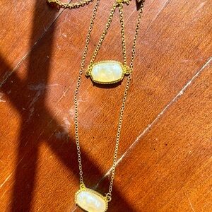 Kendra Scott Elisa Statement Pendant necklace and bracelet